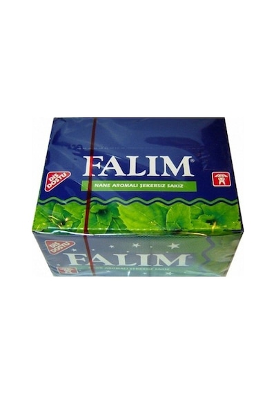 Falım Tekli Nane Aromalı Şekersiz Sakız 100 Adet