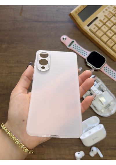 Samsung Galaxy S25 Edge Uyumlu Süper İnce Mat Ultra Thin Silikon Kılıf Şeffaf