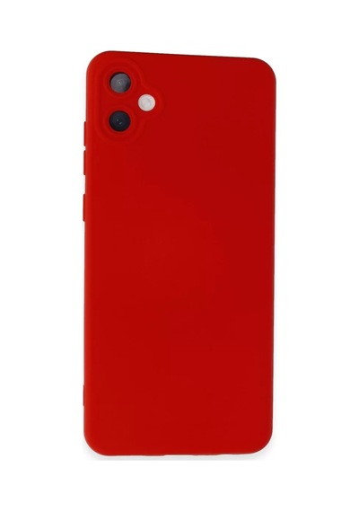 Galaxy A05 Kılıf Nano İçi Kadife Silikon - Kırmızı