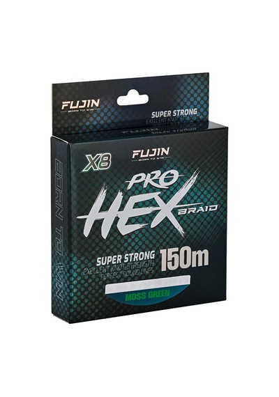 Fujin Pro Hex 8x 150mt Moss Green İp Misina 0,11 Mm