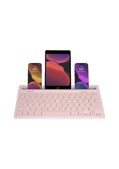 Everest KB-BT82 Bluetooth Ultra İnce Şarjlı Q Klavye