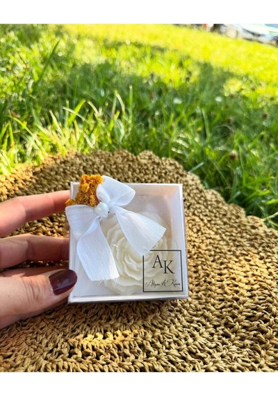 Hediyelik Mum Söz, Nişan, Nikah, Düğün, Kına 10 Adet Çok Renkli