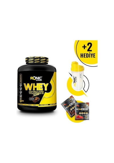 Ronic Nutrition Whey Ultimate 2270 Gr 2 Hediyeli Protein Tozu