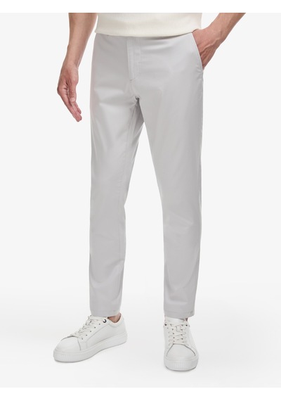 Cacharel Açık Gri Slim Fit Pamuk Karışımlı Beli Lastikli Kanvas Pantolon Cacharel Açık Gri Slim Fit Pamuk Karışımlı Beli Lastikli Kanvas Pantolon
