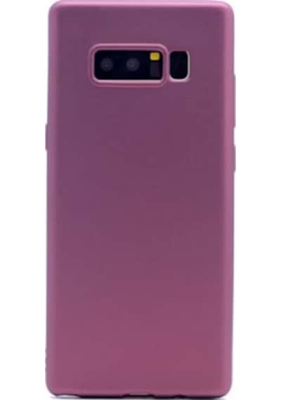 Samsung Galaxy Uyumlu Note 8 Kılıf Esnek Yapılı İnce Slim Silikon Kapak Ryc/premier Bordo