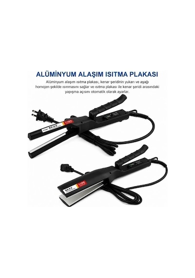 Hycnc 2'li Set 60w Kenar Bandı Isıtma Cihazı 100-240v, 200 C, Çift Plaka Tasarım