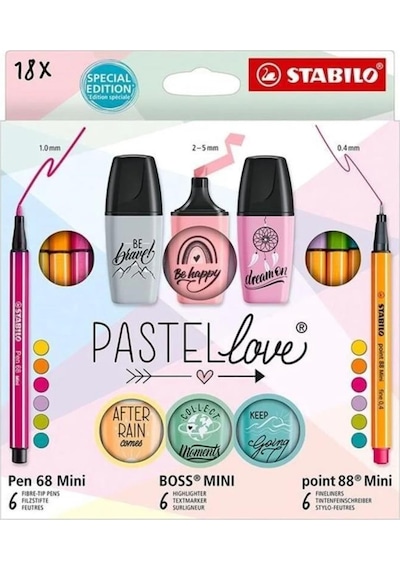 Stabilo Pastellove 18’li Mini Set