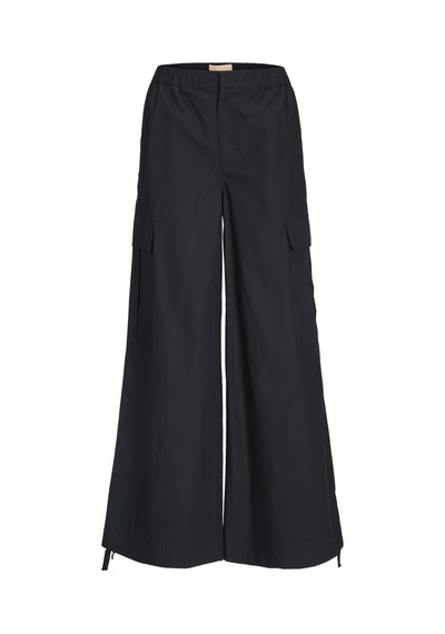 Jack & Jones Kadin Fonksiyonel Cepli Kargo Pantolon - Yoko 12224655 Black Krem
