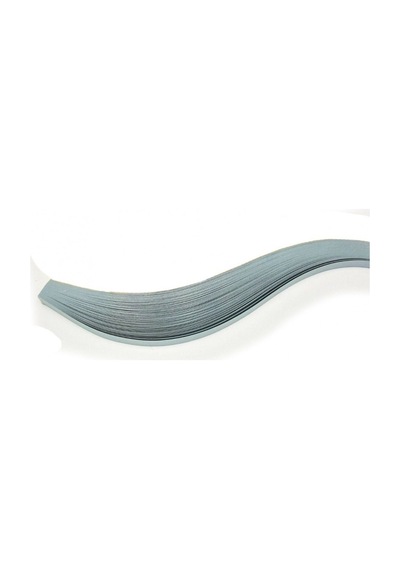 3mm Gümüş Gri Renkli 50 Adetli Sedefli Quilling Kağıdı
