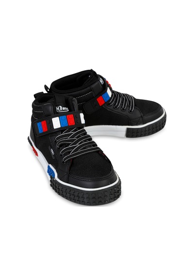 M.P Mpone Ft Sports Casual Erkek Çocuk Spor Ayakkabı 31-35 Numara Siyah 13794330824w1-1 Siyah