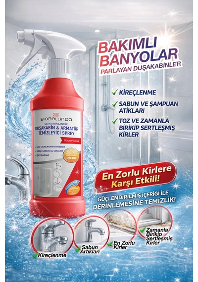 Duşakabin & Armatür Temizleyici Sprey 450 Ml