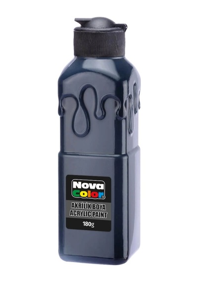 Nova Color Akrilik 180 Gr Siyah Çok Renkli