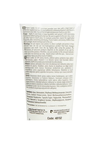 30 Spf Güneş Koruyucu Cıca Yüz Ve Vücut Kremi 50 Gr