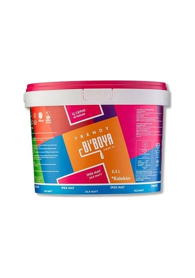 Biboya İpek Mat Trendy 2,5 Lt Beyaz