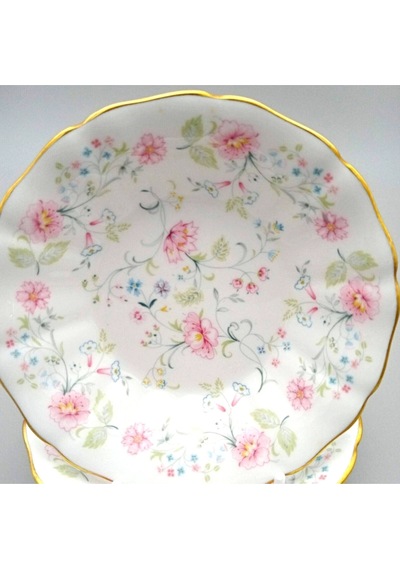 Spode England Springdale Antika Kase Seti 6 Lı 15 Cm