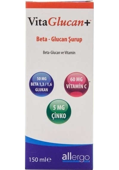 Allergo Vitaglucan Beta-Glucan 150 Ml Şurup