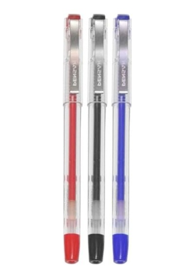 3 Adet 0.5 Mm Jel Kalem Seti, Yüksek Kalite Yazım Deneyimi Sunar 165-Koyu Yeşil