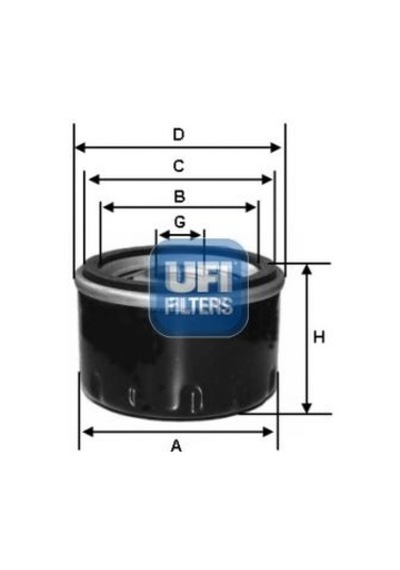 Ufı Yağ Filtresi Accent-elantra-getz 1.5-2.0 Crdı 23.545.00 2631027200