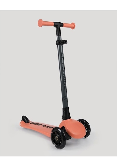 Let's Be Child Let's Ride Two Işıklı Katlanabilir 3 Tekerlekli Scooter Somon