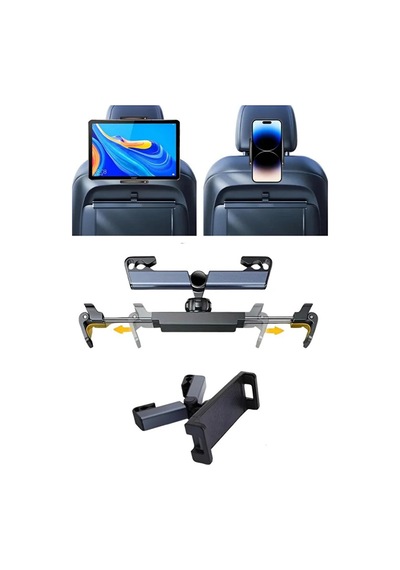 Araç İçi Akrobat Koltuk Arkası Tablet Ve Telefon Tutucu Stand Ayarlanabilir Açı Diğer