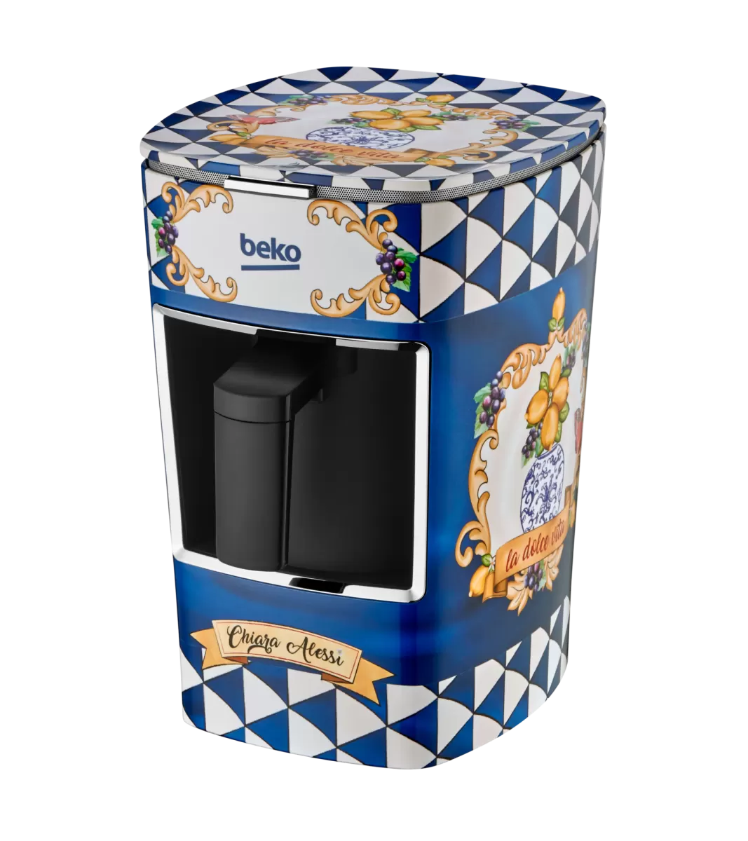 Beko Chiara Alessi Bkk 2300 Cb Capri Blue Türk Kahve Makinesi