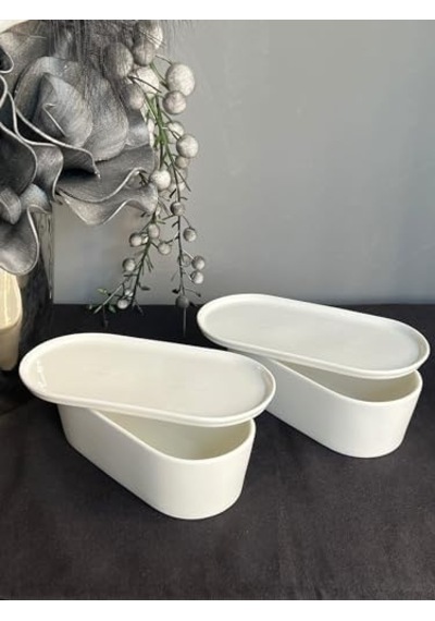 Be Original 20 Cm 2&apos Li Oval Kapaklı Fırın & Saklama Kabı