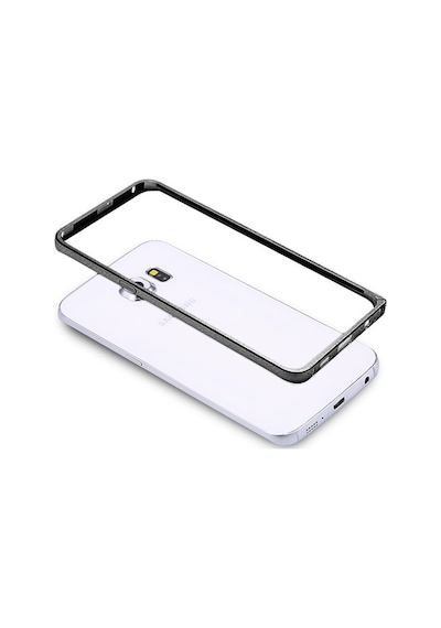 Samsung Uyumlu Galaxy S6 G920 Bumper Çerçeve Kılıf Siyah
