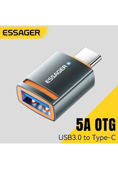 Essager Type-c To Usb 3.0 Hızlı 5a 5gbps Çevirici Dönüştürücü