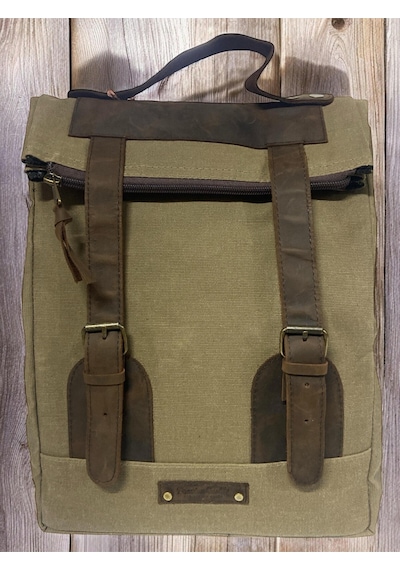 Old Cotton Cargo Vintage Salaş Kanvas Deri Su Geçirmez Design Unisex Gezi Okul Seyahat Kamp Sırt Çantası 28x37cm Kahve Old Cotton Cargo Vintage Salaş Kanvas Deri Su Geçirmez Design Unisex Gezi Okul Seyahat Kamp Sırt Çantası 28x37cm Kahve
