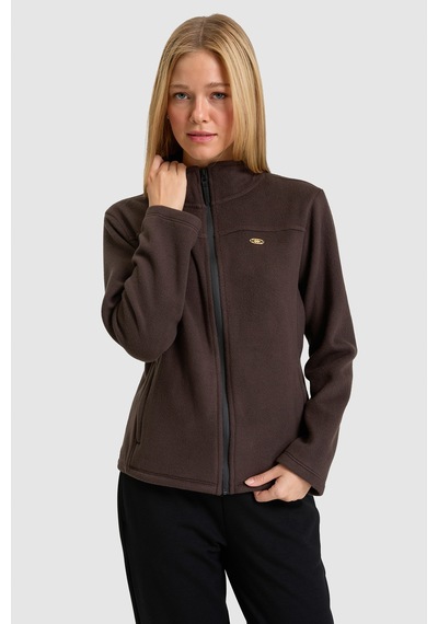 U.S. Polo Assn. Kadın Kahverengi Örme Hırka 50329022-vr029