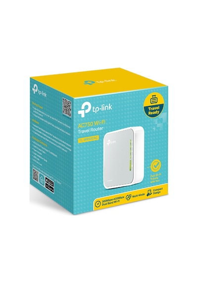 TP-Link TL-WR902AC 750 Mbps 5 Ghz 3G/4G/LTE Travel Router