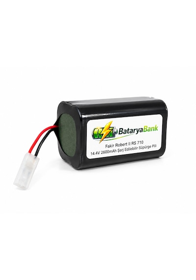 Bataryabank Fakir Robert Iı Rs 710 Uyumlu Şarj Edilebilir Süpürge Pili 14.4v 2600mah Li-ion Batarya