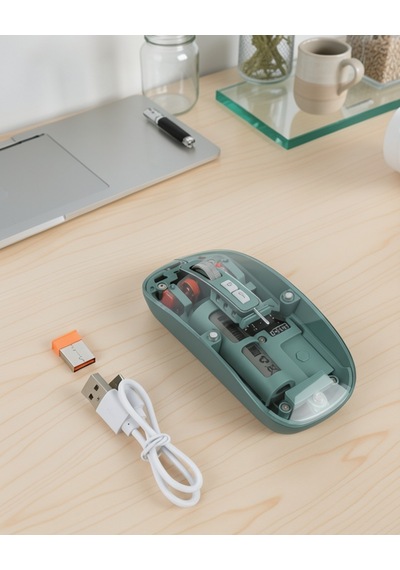 Kablosuz Mouse Yeşil M223