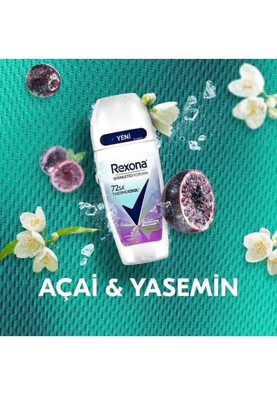 Lexroo Thermocool Kadın Roll-on Deodorant Frozen Açai & Jasmine 50 Ml