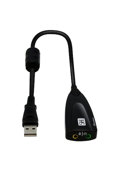 AoGo Kablolu USB 5hV2 Sound Harici Ses kartı