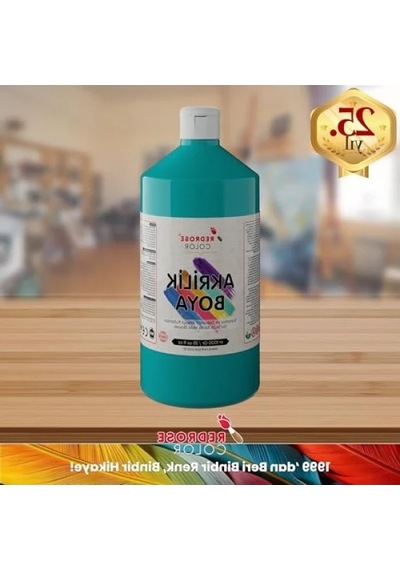 1000 Gr Turkuaz Akrilik Boya - Dayanıklı Ve Kullanışlı 0.2 L