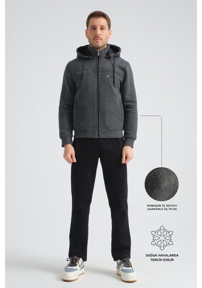 Shooter Sportswear Shooter Erkek Premium Kışlık Eşofman Takımı Regular Kapüşonlu Antrasit Shooter Sportswear Shooter Erkek Premium Kışlık Eşofman Takımı Regular Kapüşonlu Antrasit