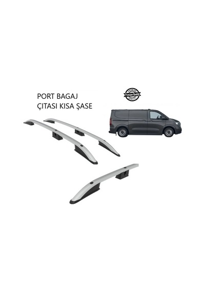 Transporter Panel Van Kısa Şase 2025 2026 2027 Portbagaj Tavan Çıtası Gri