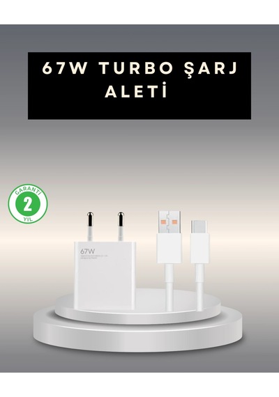Znv Zenvia Mey İthalat 67 Watt Type C Şarj Adaptörü Poco X3 X4 X5 Pro Uyumlu Znv2025 Cmn