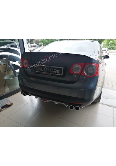OtoÇizgi Volkswagen Jetta 2006 - 2010 Bagaj Üstü Spoiler Pianoblack OtoÇizgi