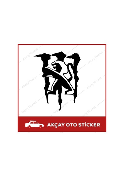 Monster Pençe Sticker Peugeot Pençe Sticker Peugeot Sticker