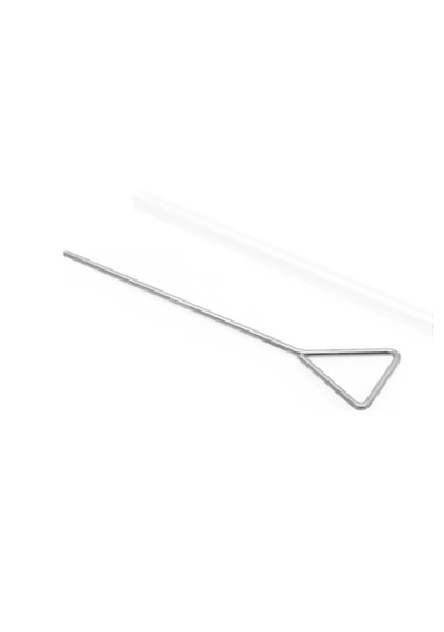 Drigalski Spatülü Üçgen 20 Cm Paslanmaz Çelik
