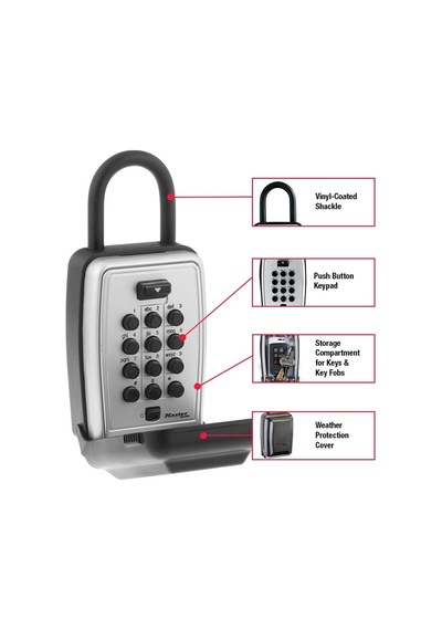 Master Lock 5422d Push Button Taşınabilir Key Safe By Master Lock