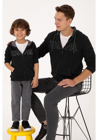 U.s. Polo Assn. Erkek Siyah Hırka Örme 50313719-vr046 Siyah