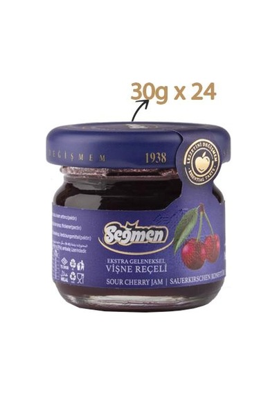 Seğmen Vişne Reçeli Kavanoz 24 x 30 G