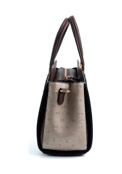 Silver Polo Sp1136 Kadın El Çantası Logolu Nut-kahve