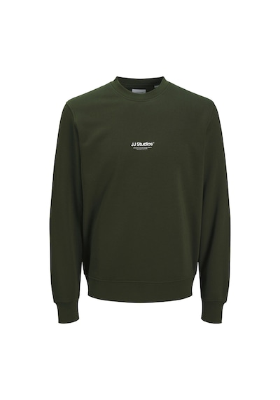 Jack & Jones Erkek Sweat 12278791 Koyu Yeşil Koyu Yeşil