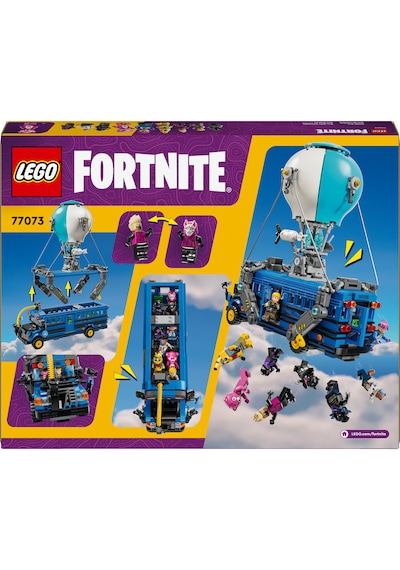 LEGO® Fortnite® Savaş Otobüsü 77073 - 10 Yaş ve Üzeri Video Oyunu Sevenler için Koleksiyonluk Yaratıcı Oyuncak Yapım Seti (954 Parça)