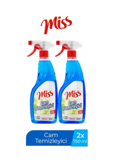 Miss Cam Temizleyici Spreyli 750 Ml X 2 Adet