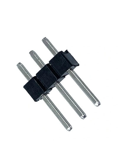 Erkek Pin Header 3 Pin 12mm 2.54mm 1x3 180 Tek Sıra